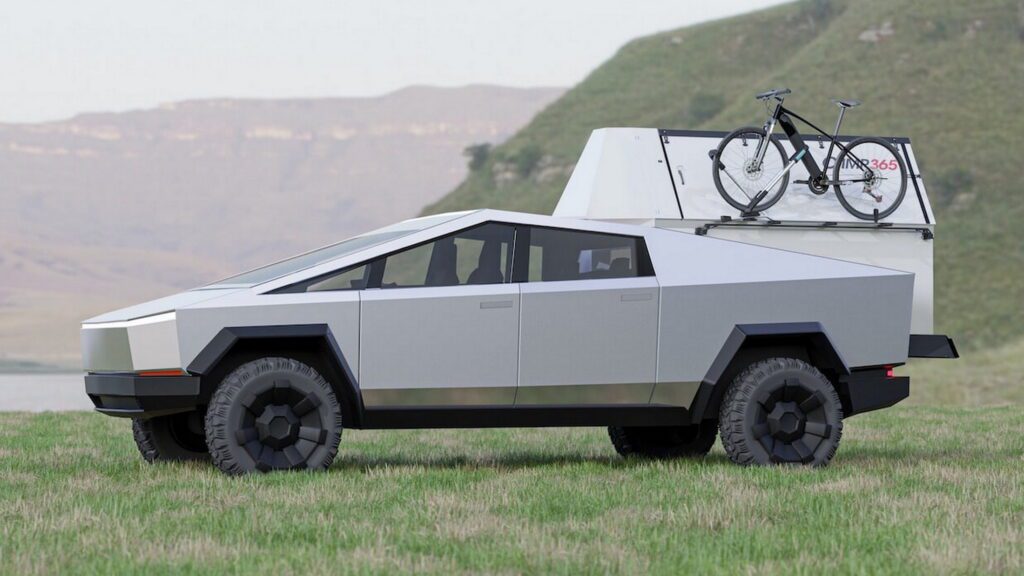 Ce Origami RV Pod a été conçu pour Tesla Cybertruck, Rivian R1T et autres camions EV