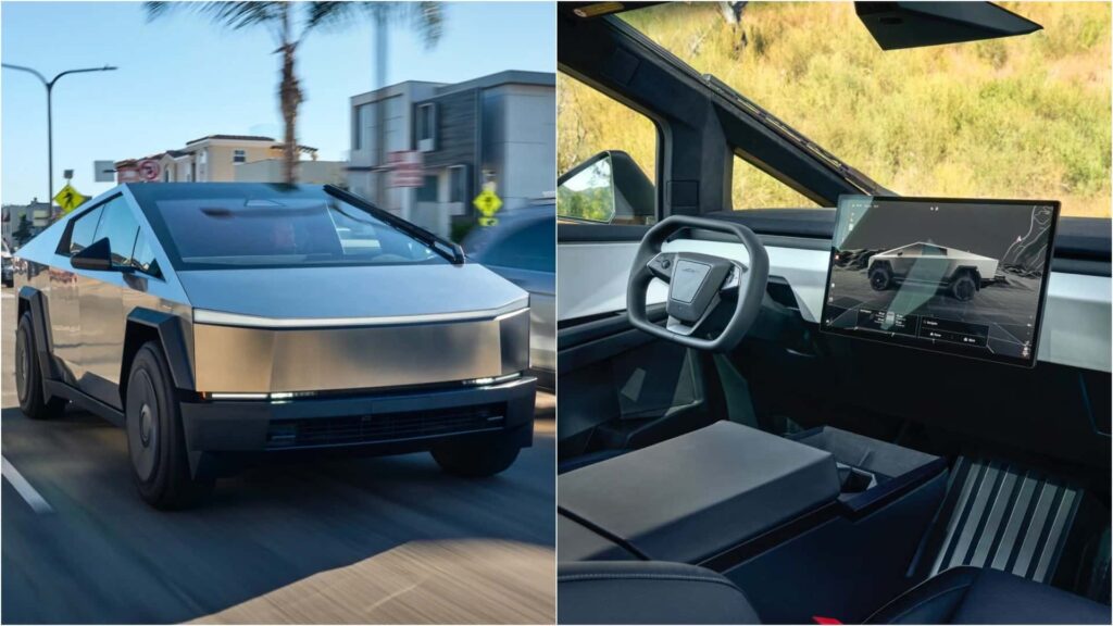 Les photos divulguées du Tesla Cybertruck offrent le meilleur aperçu à ce jour, à l'intérieur comme à l'extérieur.