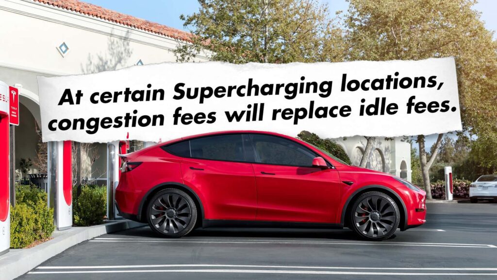 Tesla commence à introduire une tarification de la congestion dans les superchargeurs très fréquentés