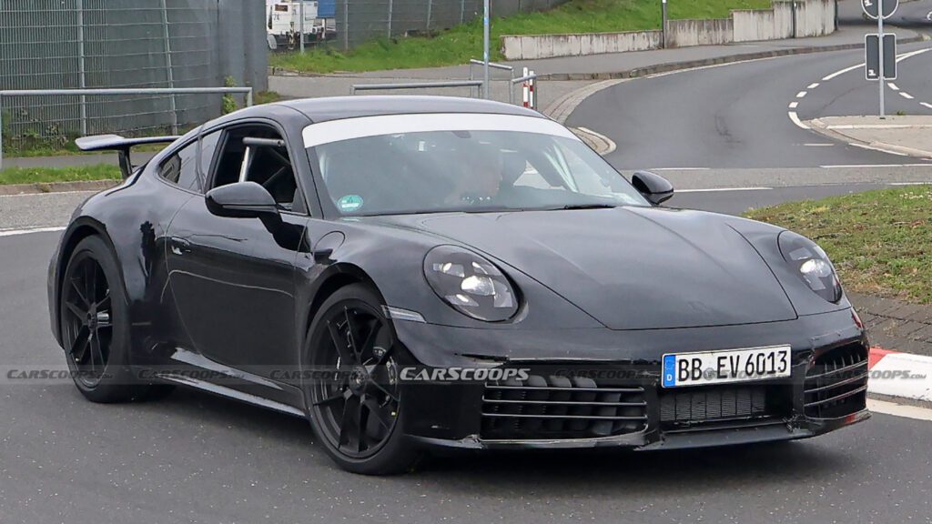 Facelifted Porsche 911 GTS Makes Spy Shot Debut With Aero Package
