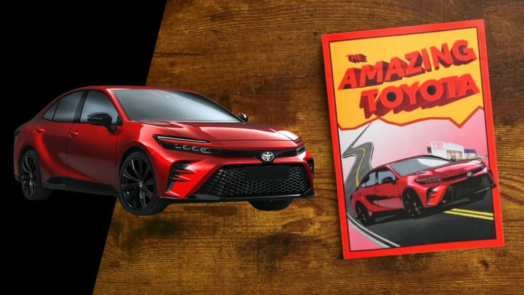 Toyota Ad Accidentally Features Unofficial 2025 Camry Rendering