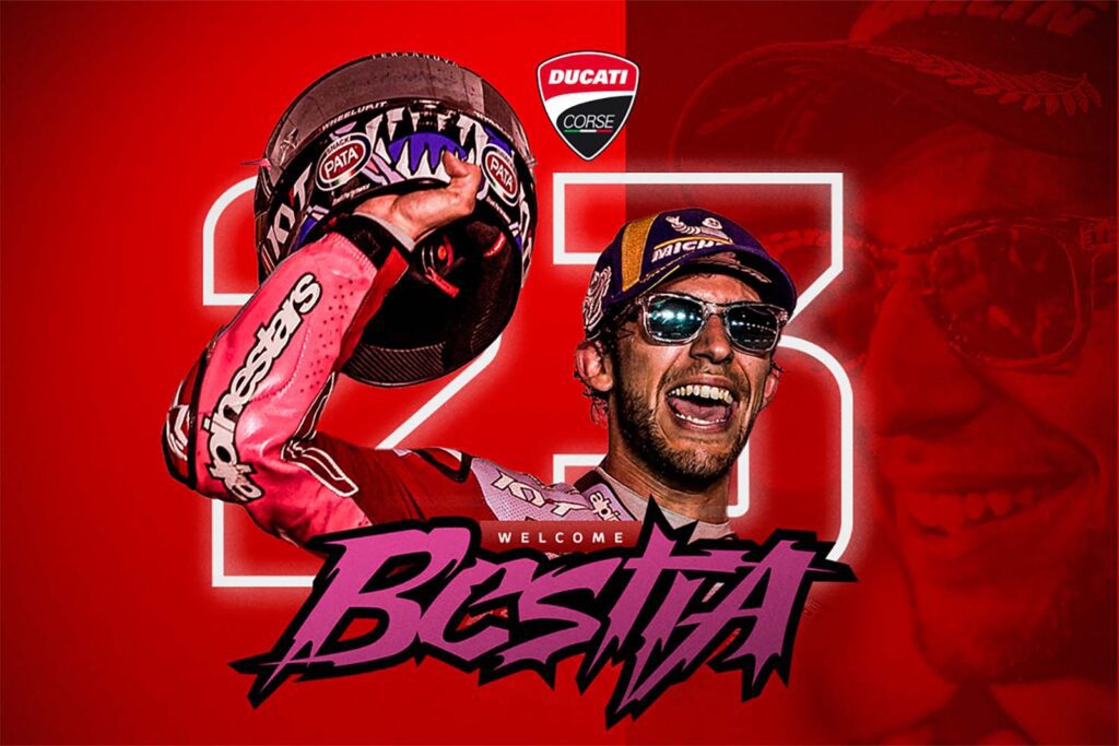 Enea Bastianini confirmé dans l'équipe Factory Ducati MotoGP