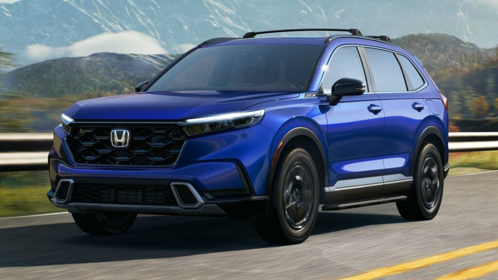 Le Honda CR-V 2024 avec pile à hydrogène dispose également d’une batterie rechargeable