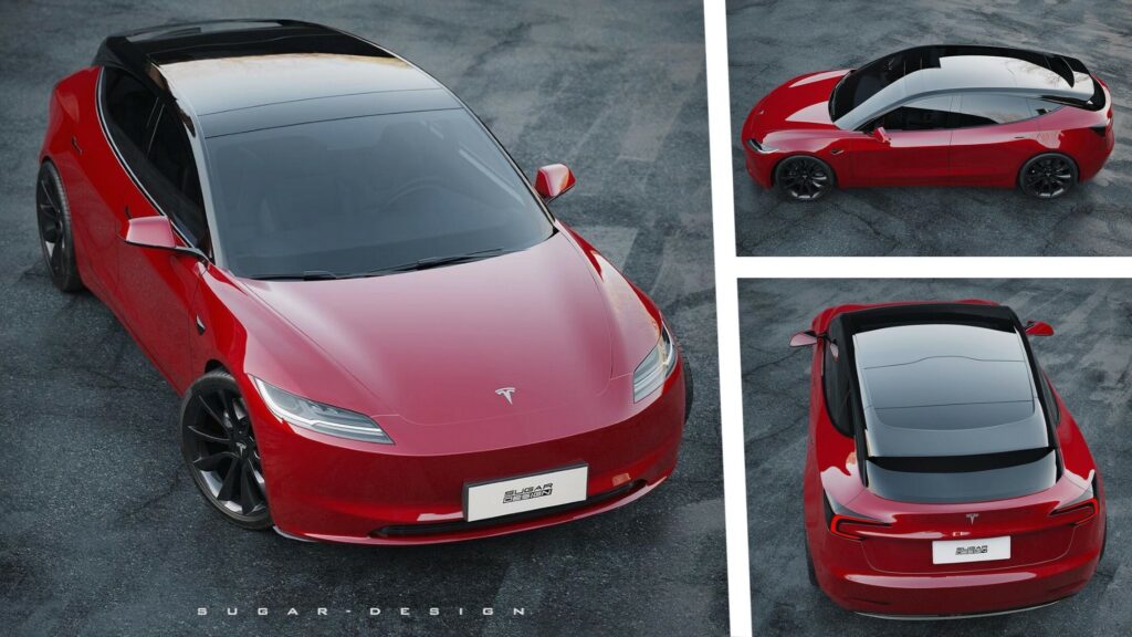 La Tesla Model 3 GT Render est une familiale sport pour l’ère des véhicules électriques