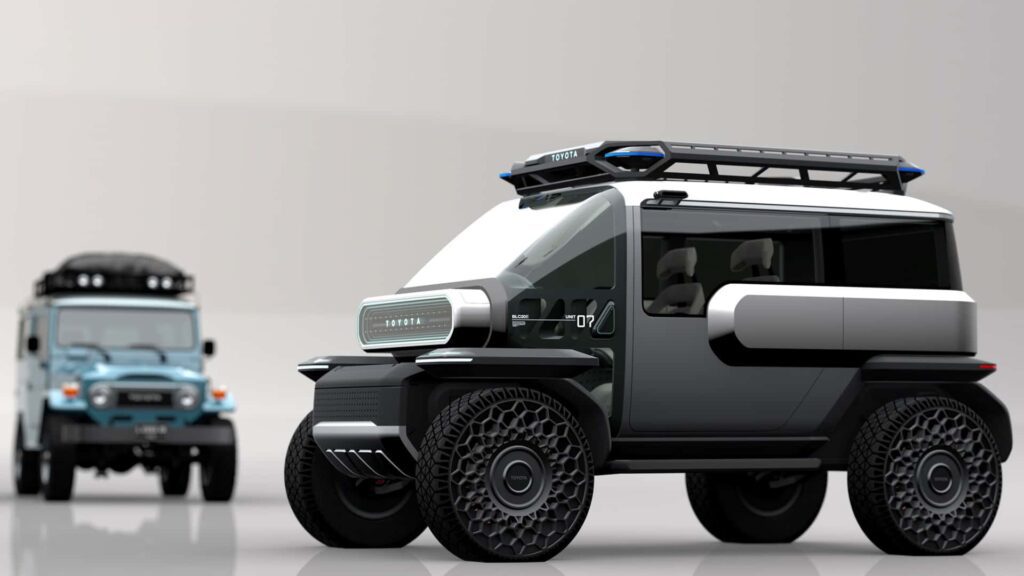 Toyota conçoit le concept Baby Lunar Rover avec des éléments de design du Land Cruiser FJ40