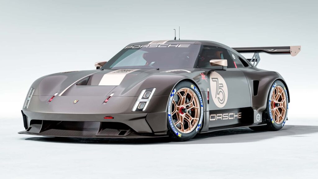 La « formule voiture de course » de Porsche appliquée au concept Vision 357 R