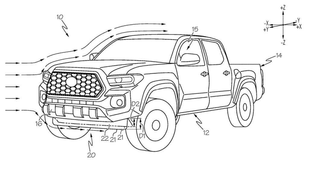 Toyota fait breveter Active Aero Tech qui facilite l’entretien des camions