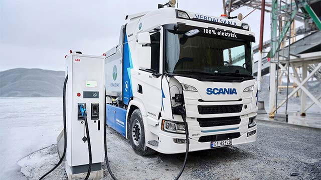 Scania va utiliser les solutions de recharge de véhicules électriques ABB E-mobility