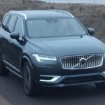 Volvo XC90 in blue.