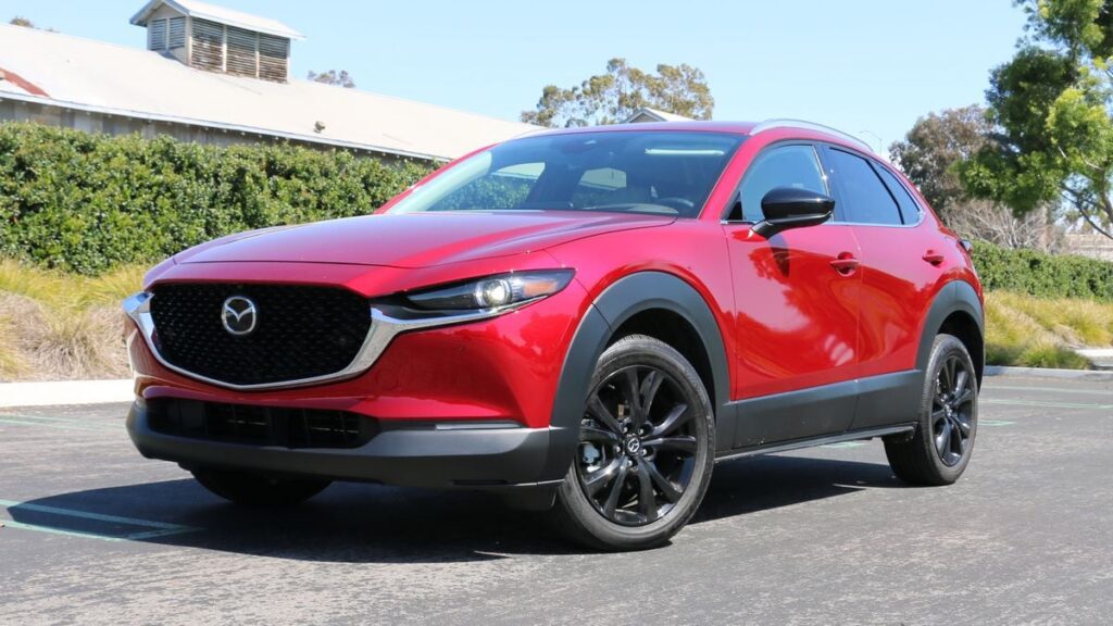 2024 Mazda CX-30 in red.