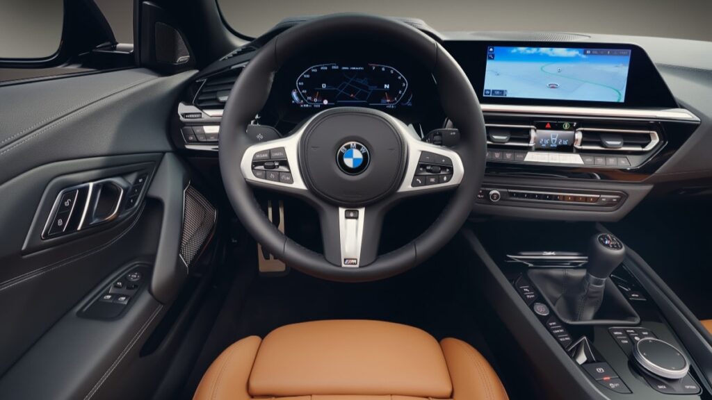 L’intérieur de la BMW Z4 M40i Manual Switch Edition 2025